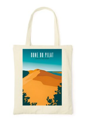 Tote Bag, sac en Toile Personnalisé de Dune du Pilat