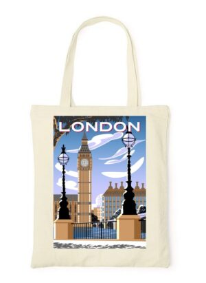 Tote Bag, sac en Toile Personnalisé de Londres