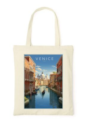 Tote Bag, sac en Toile Personnalisé de Venise