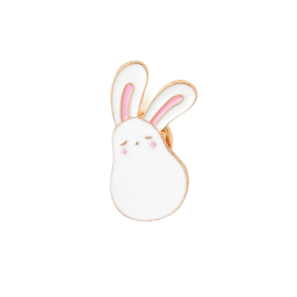 Pin's lapin blanc