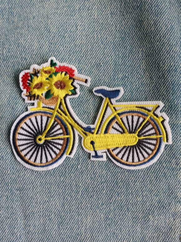 Patch Vélo et Fleurs