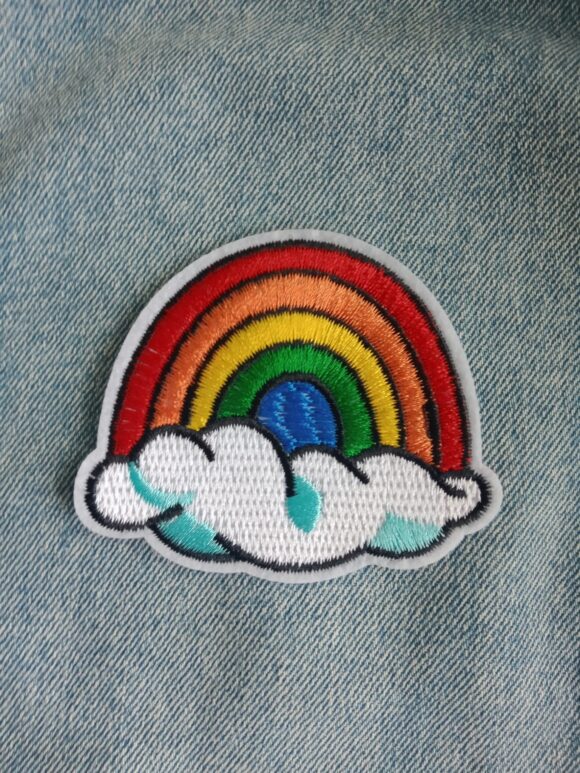 Patch Arc en ciel nuage