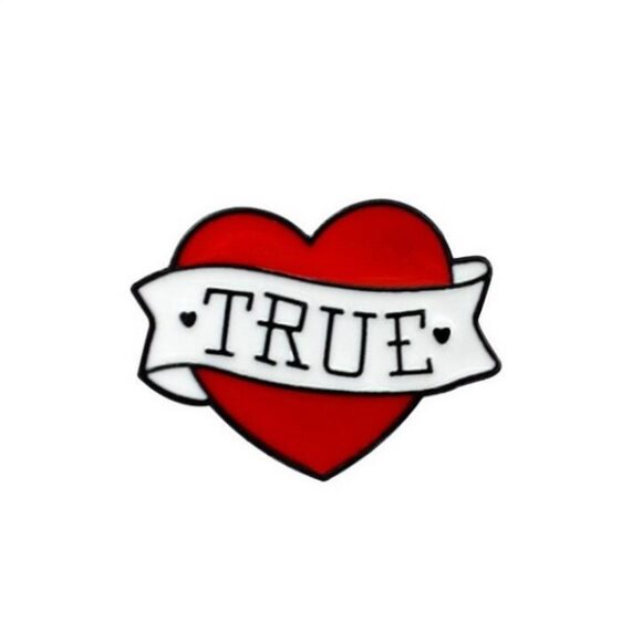 Pin's coeur true