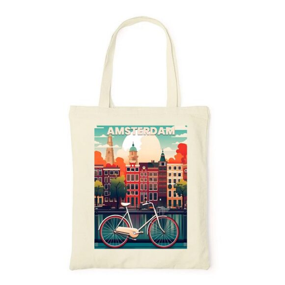 Tote Bag, sac en Toile Personnalisé de Amsterdam