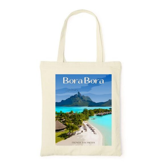 Tote Bag, sac en Toile Personnalisé de Bora Bora