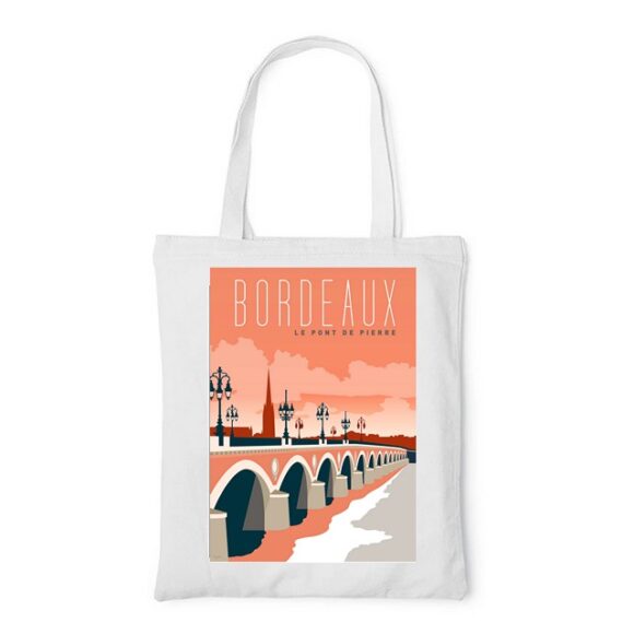 Tote Bag, sac en Toile Personnalisé de Bordeaux – Image 2