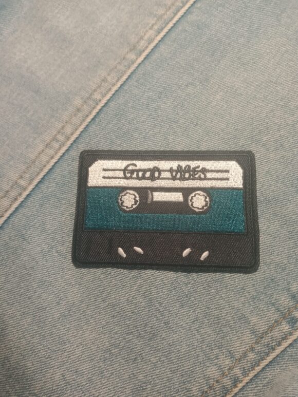 Patch Cassette Audio vintage