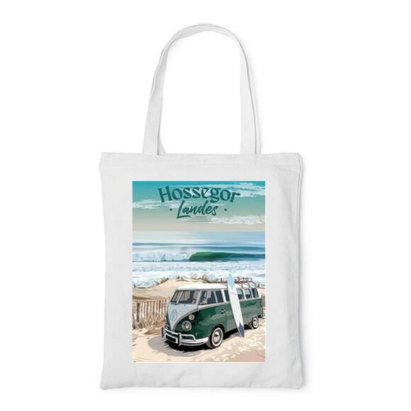 Tote Bag, sac en Toile Personnalisé de Hossegor – Image 3