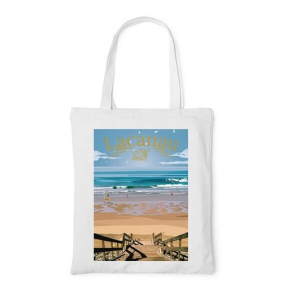 Tote Bag, sac en Toile Personnalisé de Lacanau – Image 2