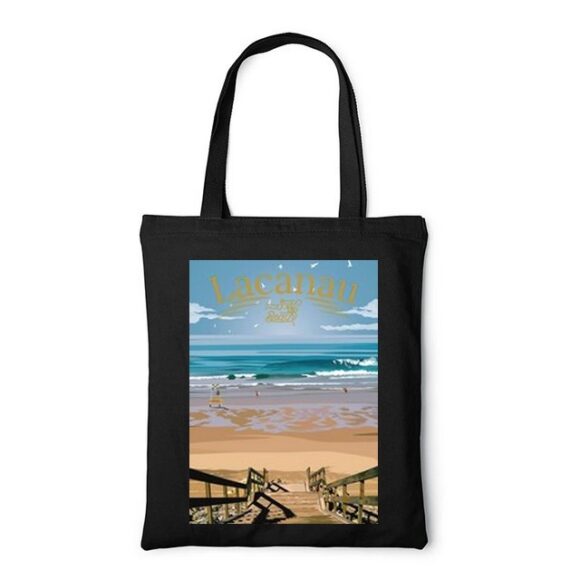 Tote Bag, sac en Toile Personnalisé de Lacanau – Image 4