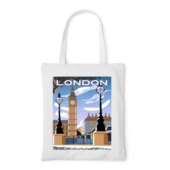 Tote Bag, sac en Toile Personnalisé de Londres – Image 2