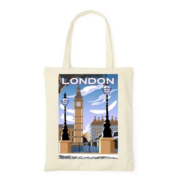 Tote Bag, sac en Toile Personnalisé de Londres – Image 3