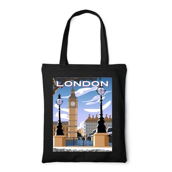 Tote Bag, sac en Toile Personnalisé de Londres – Image 4