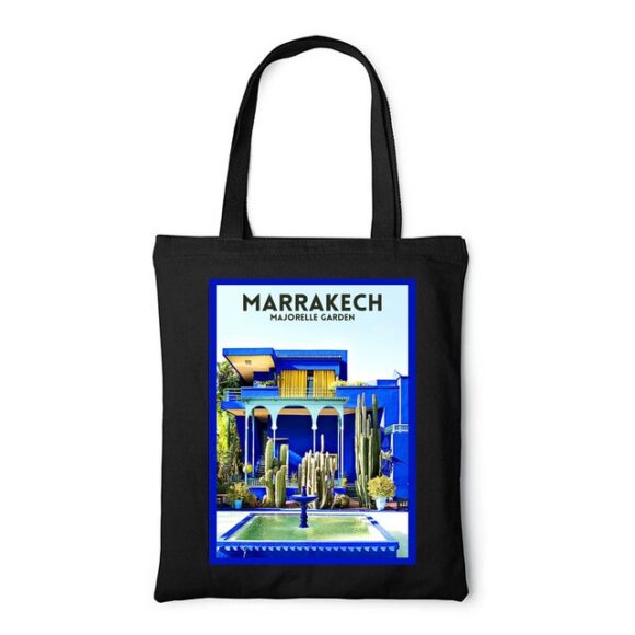 Tote Bag, sac en Toile Personnalisé de Marrakech Majorelle – Image 4