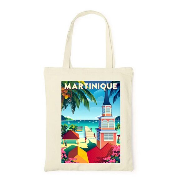 Tote Bag, sac en Toile Personnalisé de Martinique – Image 3