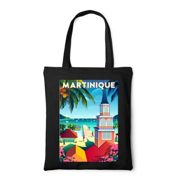 Tote Bag, sac en Toile Personnalisé de Martinique – Image 4