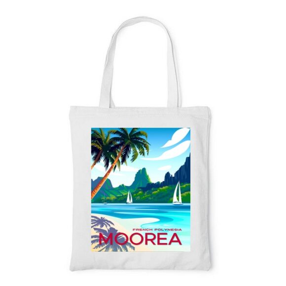 Tote Bag, sac en Toile Personnalisé de Moorea – Image 2