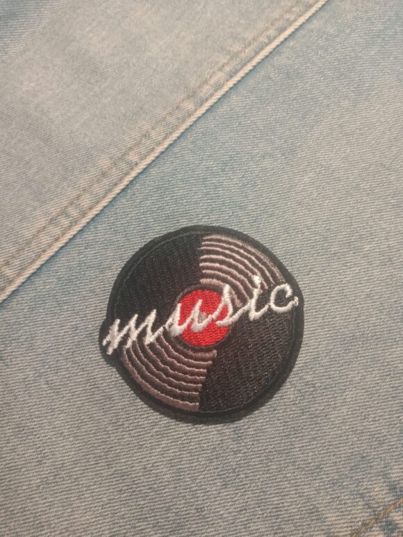 Patch vinyle "music"