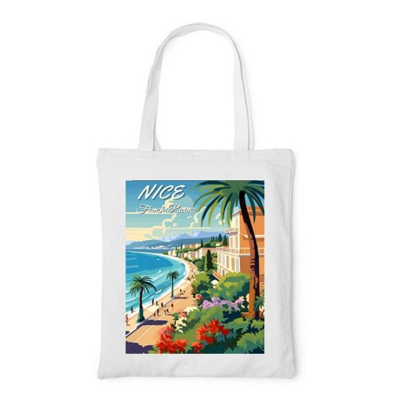 Tote Bag, sac en Toile Personnalisé de Nice – Image 2