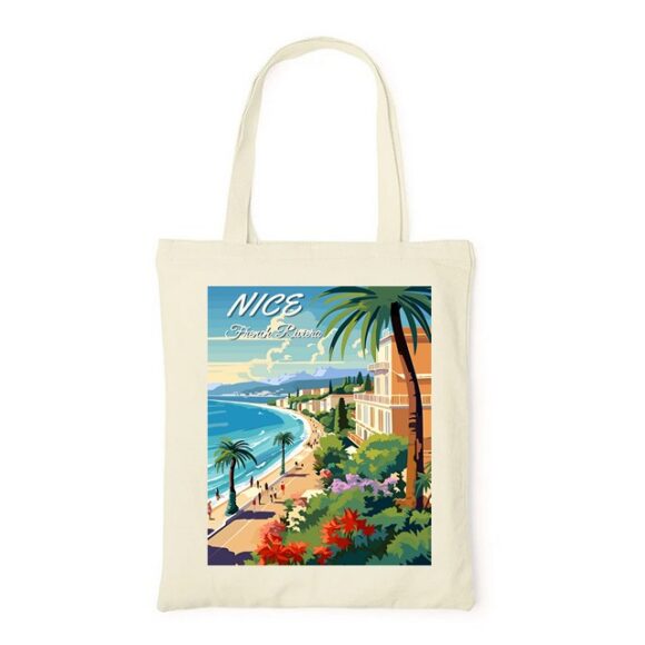 Tote Bag, sac en Toile Personnalisé de Nice