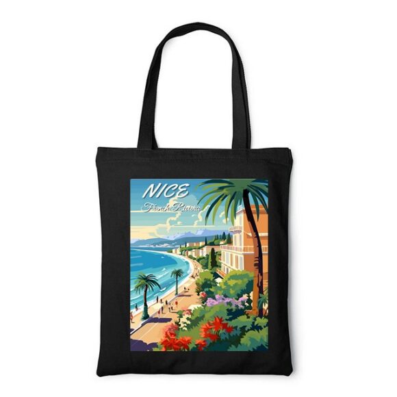 Tote Bag, sac en Toile Personnalisé de Nice – Image 4