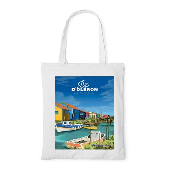 Tote Bag, sac en Toile Personnalisé de Ile d Oleron – Image 2