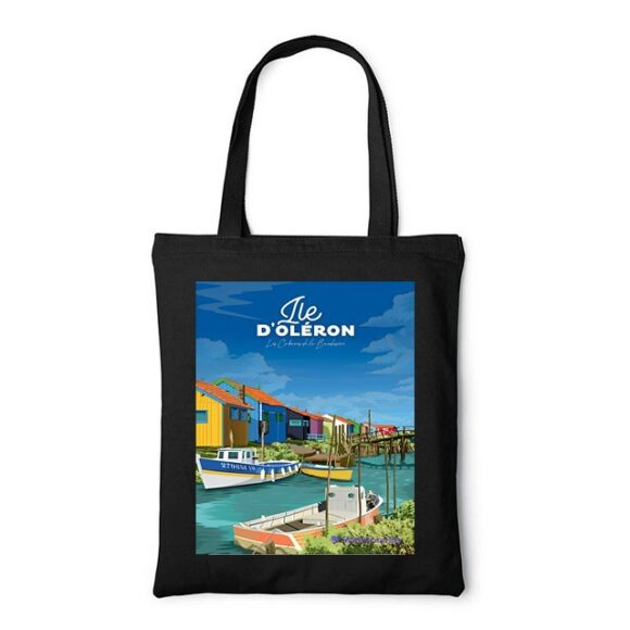 Tote Bag, sac en Toile Personnalisé de Ile d Oleron – Image 4