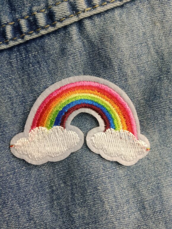 Patch Arc en ciel et nuages