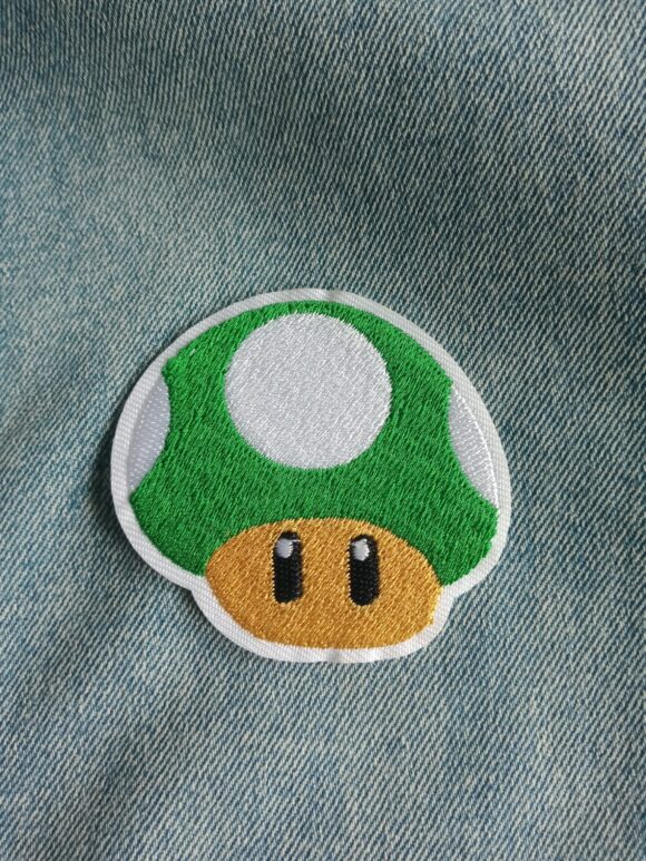 Patch Champignon vert Mario Bros