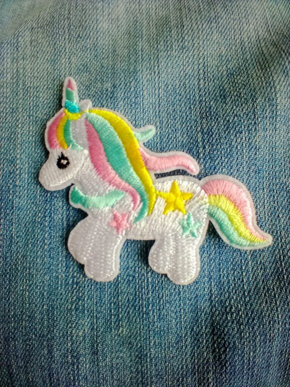 Patch Licorne pastel