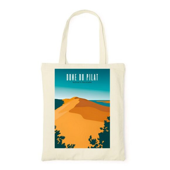 Tote Bag, sac en Toile Personnalisé de Dune du Pilat