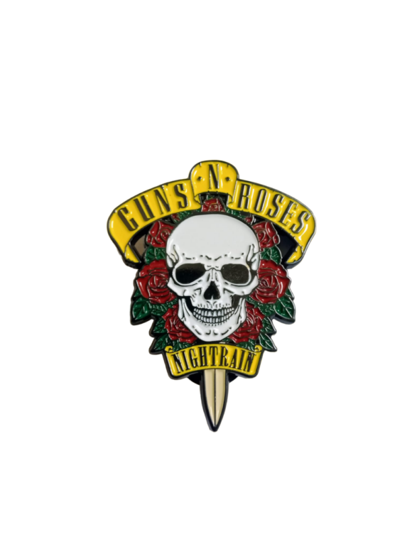 Pin's Guns n'roses tête de mort