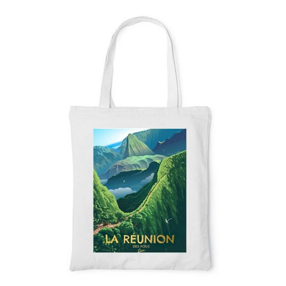 Tote Bag, sac en Toile Personnalisé de La Reunion – Image 2