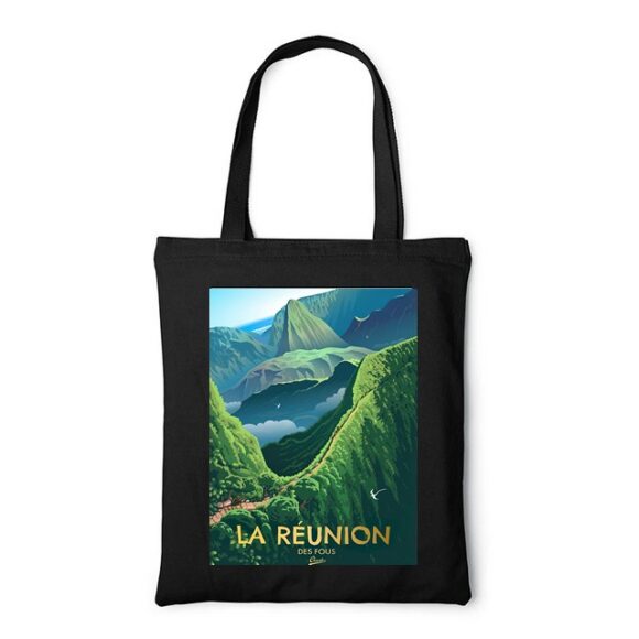 Tote Bag, sac en Toile Personnalisé de La Reunion – Image 4