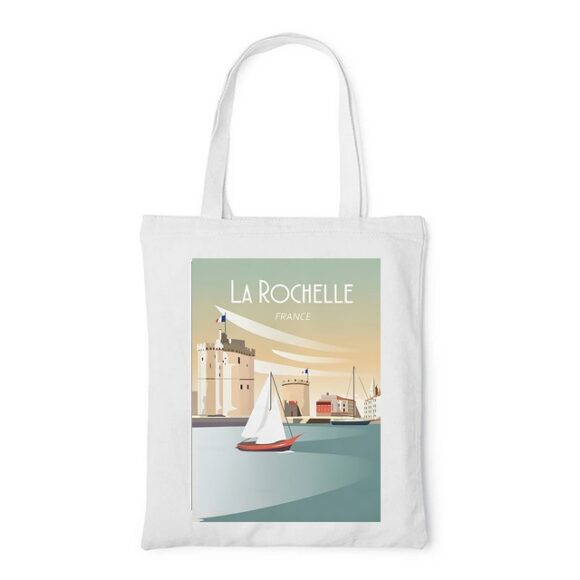 Tote Bag, sac en Toile Personnalisé de La Rochelle – Image 2