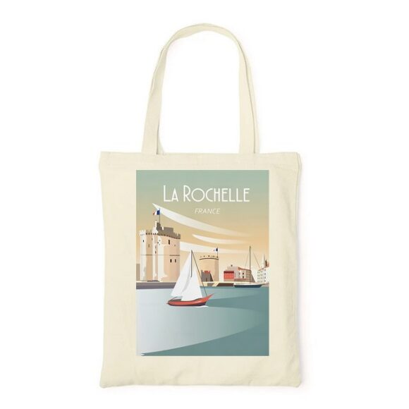 Tote Bag, sac en Toile Personnalisé de La Rochelle – Image 3