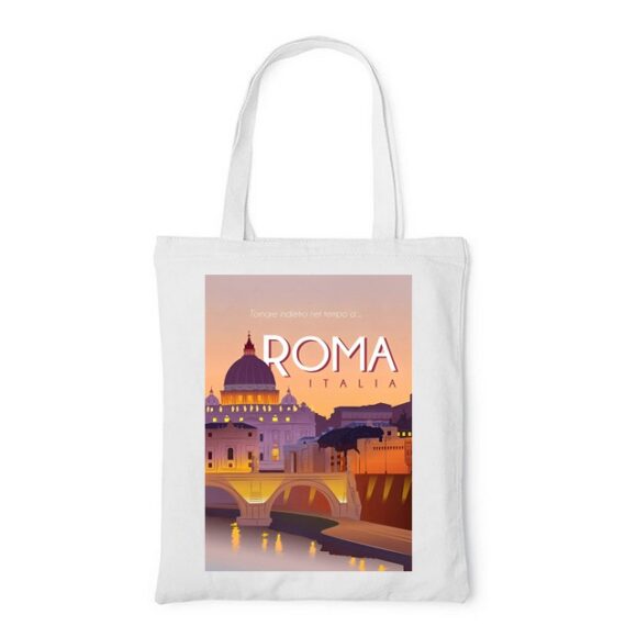 Tote Bag, sac en Toile Personnalisé de Rome – Image 2