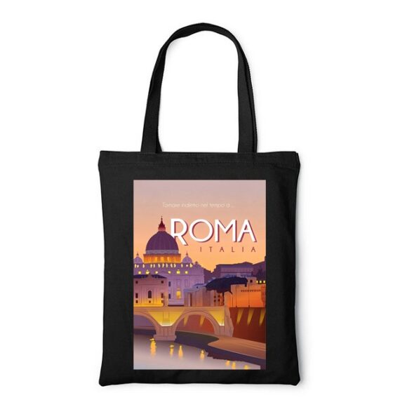 Tote Bag, sac en Toile Personnalisé de Rome – Image 4