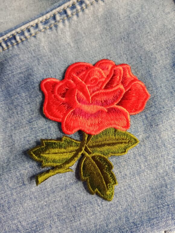 Patch Rose rouge