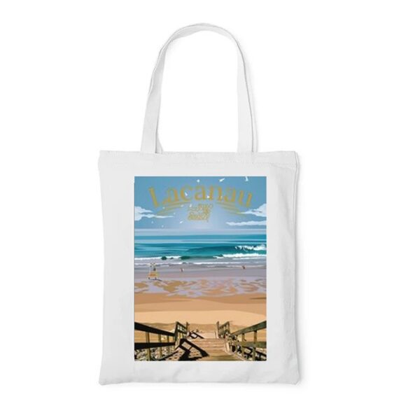 Tote Bag, sac en Toile Personnalisé de Lacanau