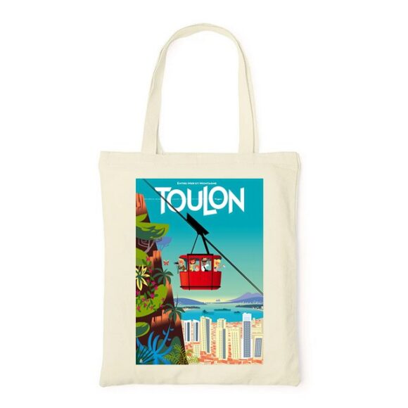 Tote Bag, sac en Toile Personnalisé de Toulon