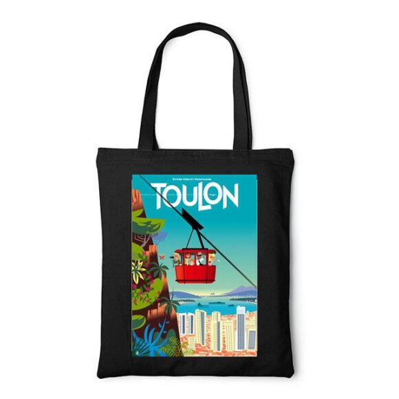 Tote Bag, sac en Toile Personnalisé de Toulon – Image 4