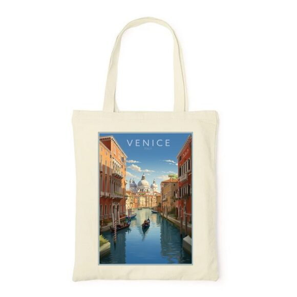 Tote Bag, sac en Toile Personnalisé de Venise – Image 3