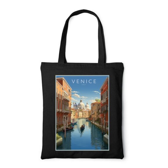 Tote Bag, sac en Toile Personnalisé de Venise – Image 4